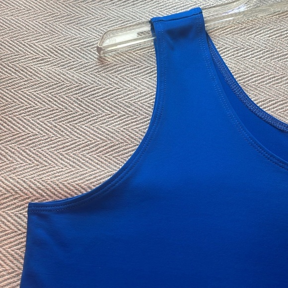 CHICOS Blue Sleeveless Tank Top Chico’s Sz 3 XL Pit to Pit 21 5/8” Preworn - Picture 11 of 14